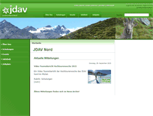 Tablet Screenshot of jdav-nord.de